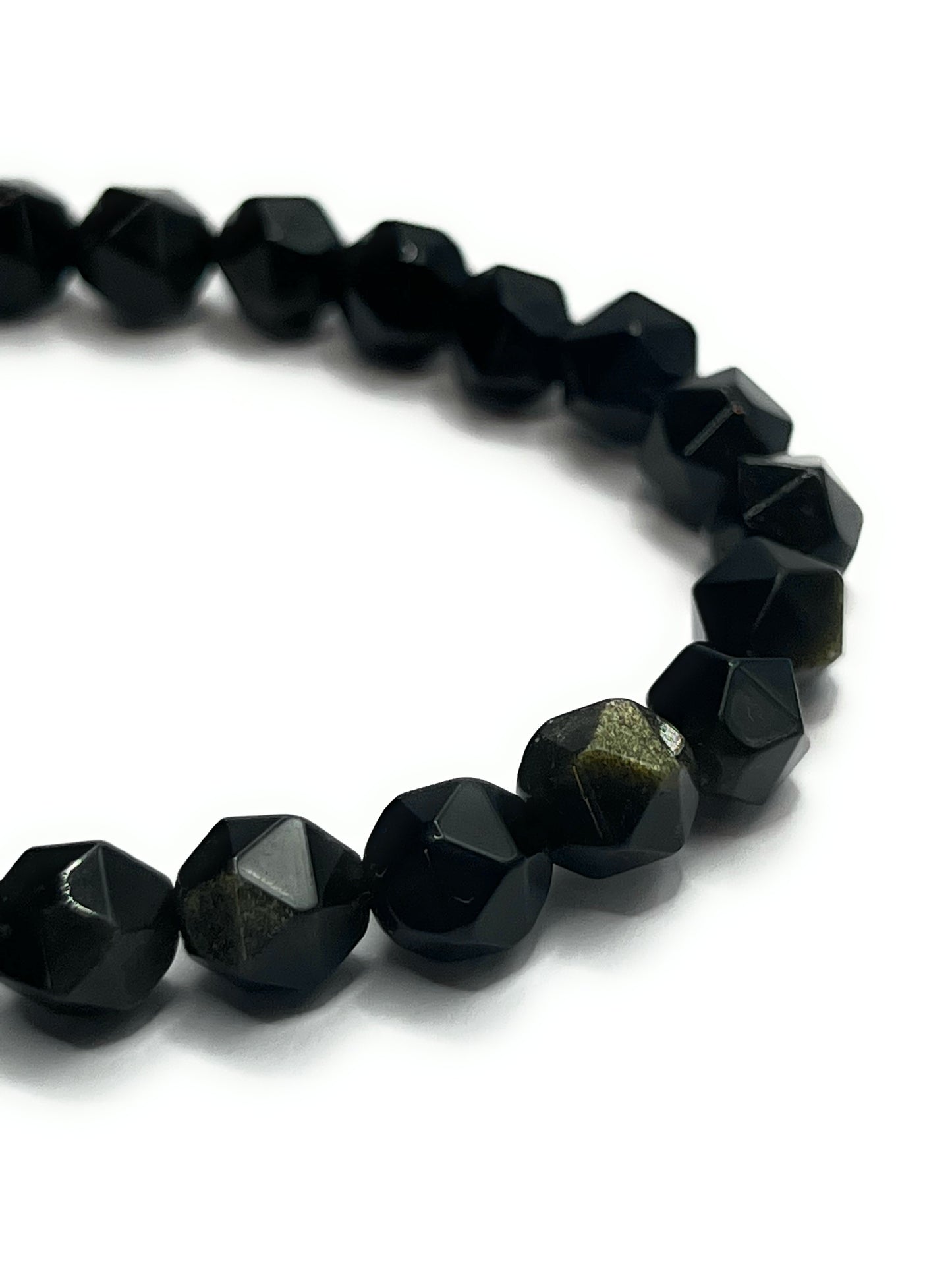 GOLDEN SHEEN OBSIDIAN BRACELET